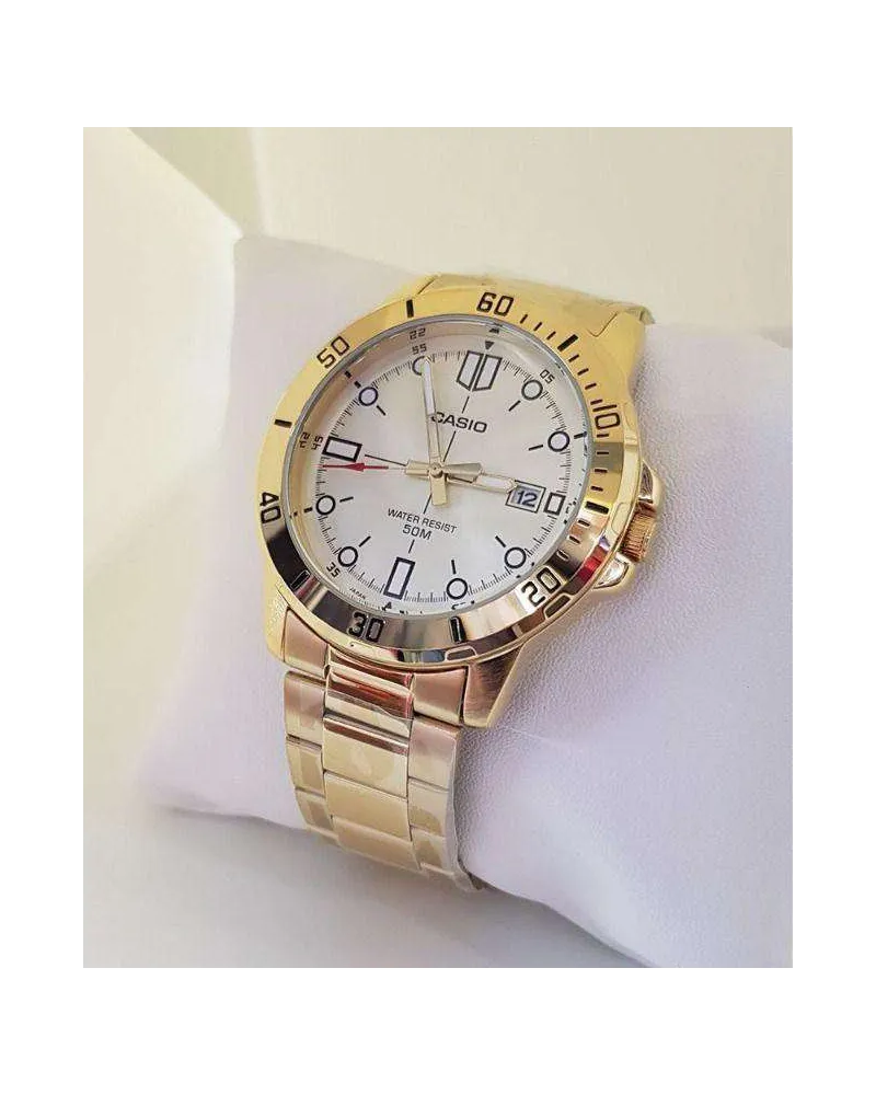 ZEGAREK MĘSKI CASIO MTP-VD01G-9E (zd185d) + BOX