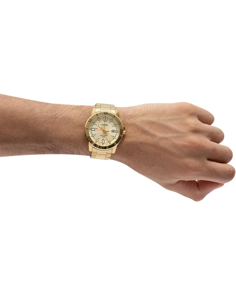 ZEGAREK MĘSKI CASIO MTP-VD01G-9E (zd185d) + BOX