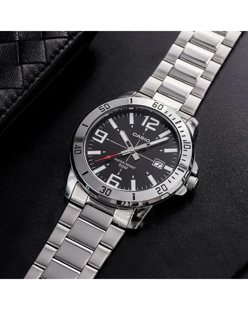 ZEGAREK MĘSKI CASIO MTP-VD01D-1BV + BOX ZEGAREK MĘSKI CASIO MTP-VD01D-1BV + BOX