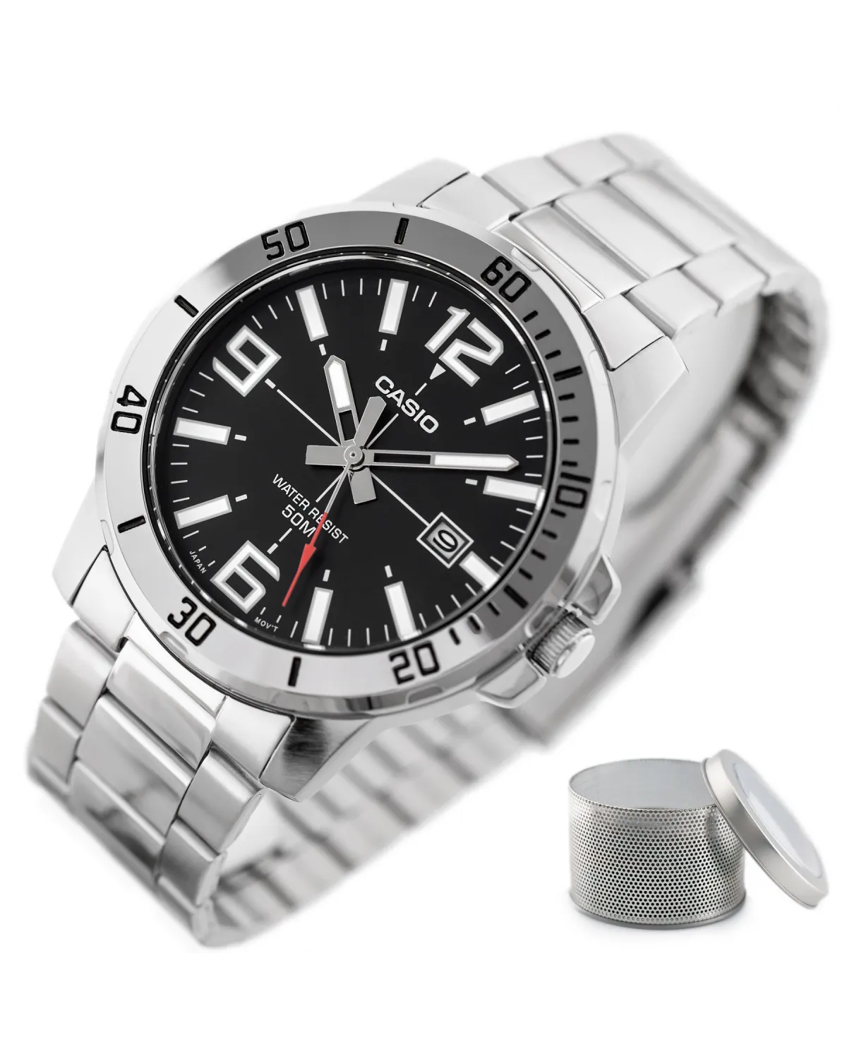 ZEGAREK MĘSKI CASIO MTP-VD01D-1BV + BOX ZEGAREK MĘSKI CASIO MTP-VD01D-1BV + BOX