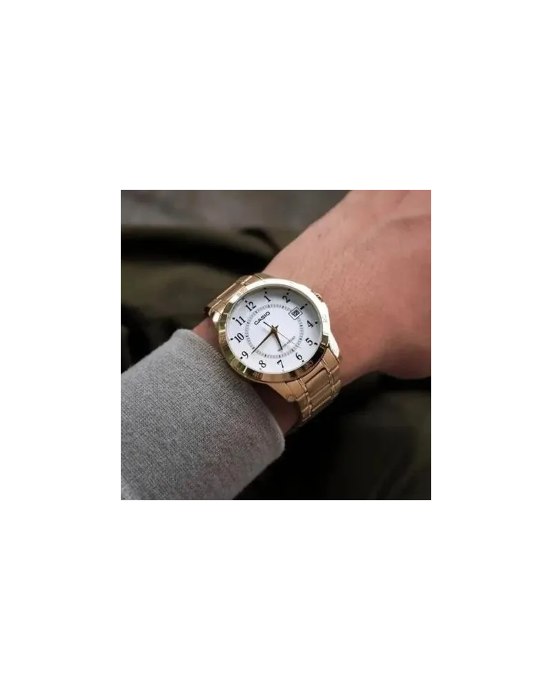 ZEGAREK MĘSKI CASIO MTP-V004G-7B (zd047c) + BOX ZEGAREK MĘSKI CASIO MTP-V004G-7B (zd047c) + BOX