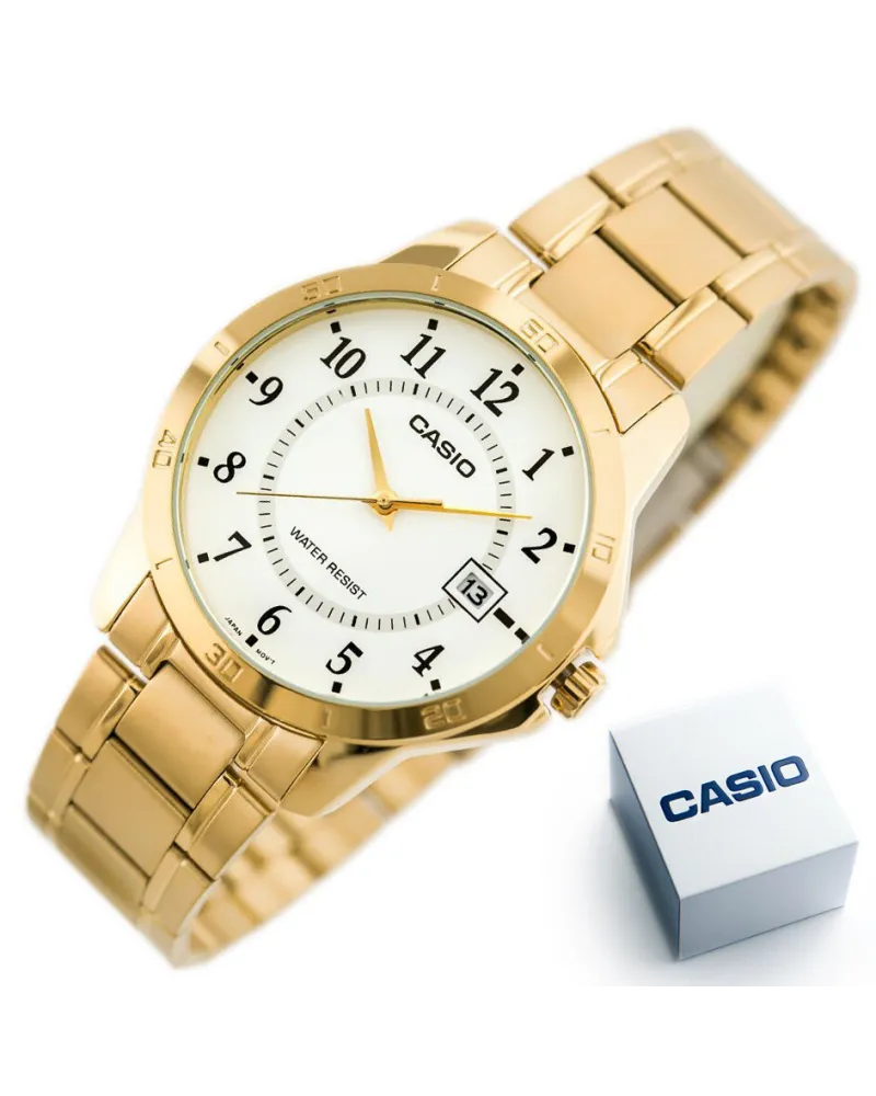 ZEGAREK MĘSKI CASIO MTP-V004G-7B (zd047c) + BOX ZEGAREK MĘSKI CASIO MTP-V004G-7B (zd047c) + BOX