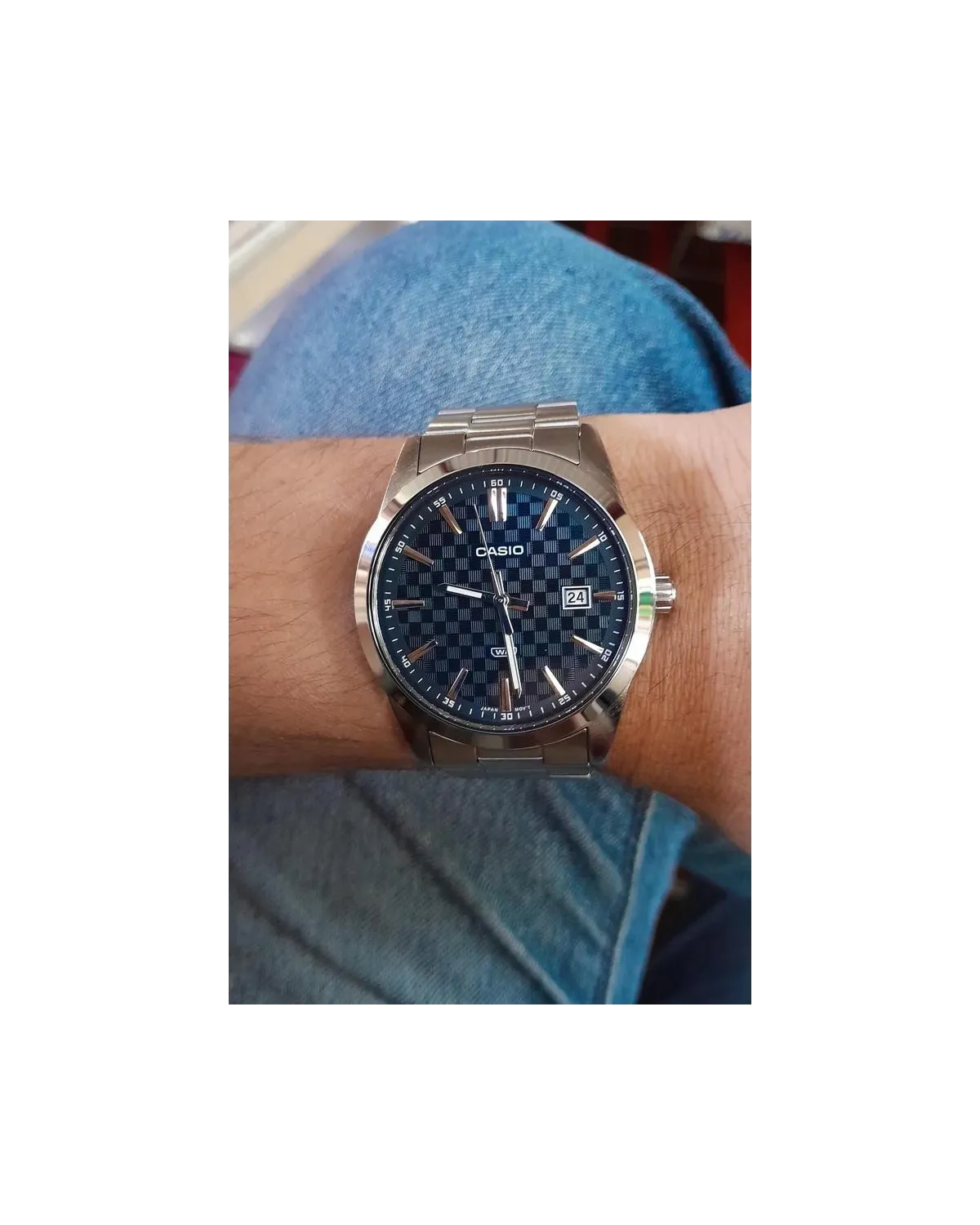 ZEGAREK MĘSKI CASIO MTP-VD03D-2A + BOX