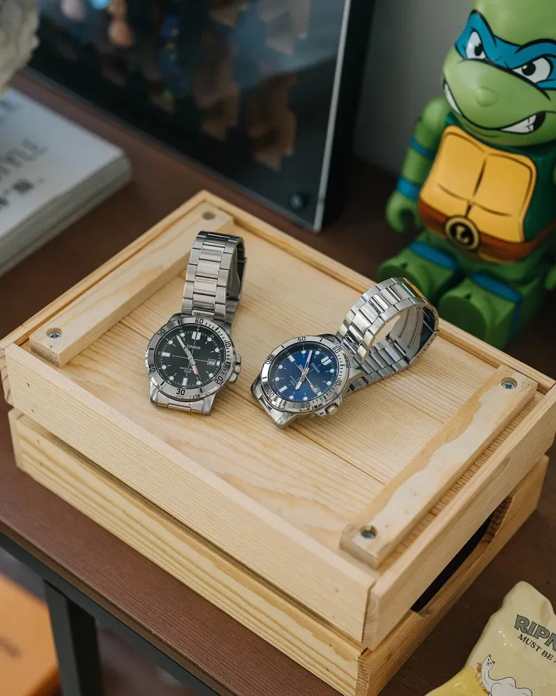 ZEGAREK MĘSKI CASIO MTP-VD01D-2E (zd185c) + BOX