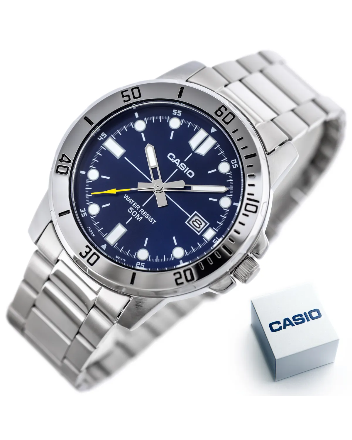 ZEGAREK MĘSKI CASIO MTP-VD01D-2E (zd185c) + BOX