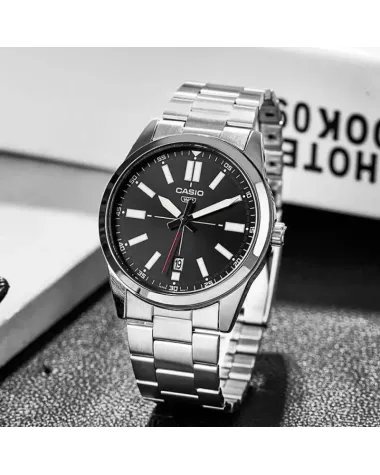 ZEGAREK MĘSKI CASIO MTP-VD02D-1E (zd217b) + BOX ZEGAREK MĘSKI CASIO MTP-VD02D-1E (zd217b) + BOX