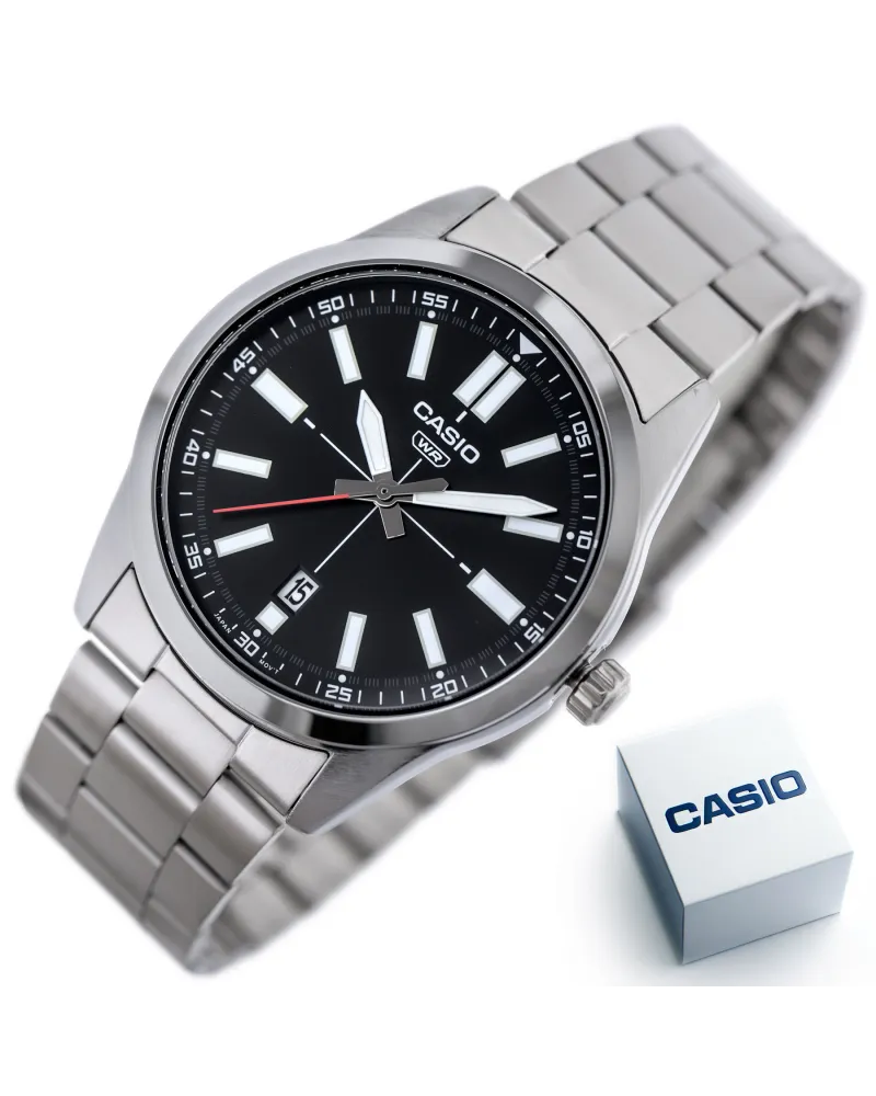 ZEGAREK MĘSKI CASIO MTP-VD02D-1E (zd217b) + BOX ZEGAREK MĘSKI CASIO MTP-VD02D-1E (zd217b) + BOX