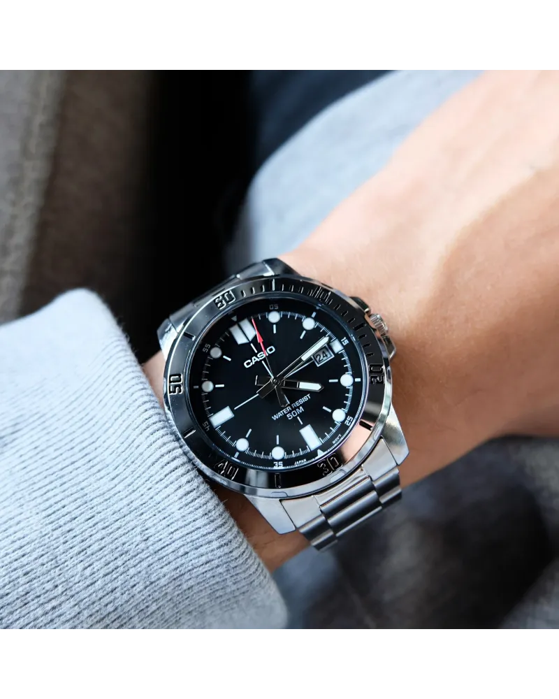 ZEGAREK MĘSKI CASIO MTP-VD01D-1EV (zd185a) + BOX