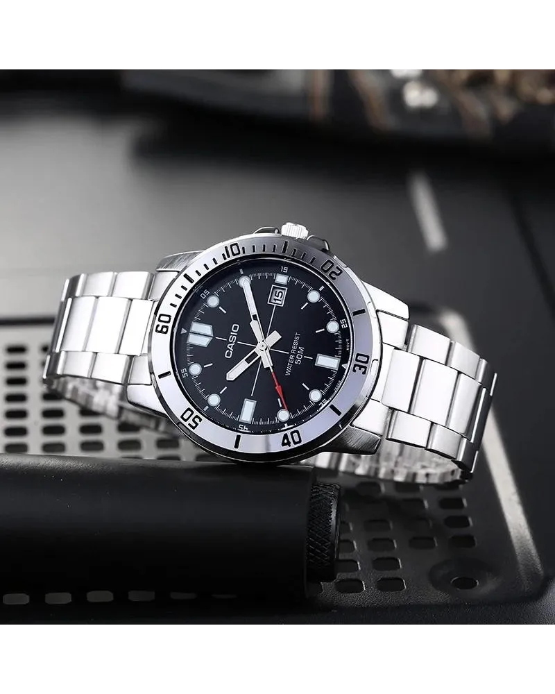 ZEGAREK MĘSKI CASIO MTP-VD01D-1EV (zd185a) + BOX