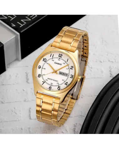 ZEGAREK MĘSKI CASIO MTP-V006G-7B + BOX ZEGAREK MĘSKI CASIO MTP-V006G-7B + BOX