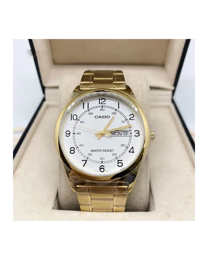 ZEGAREK MĘSKI CASIO MTP-V006G-7B + BOX ZEGAREK MĘSKI CASIO MTP-V006G-7B + BOX
