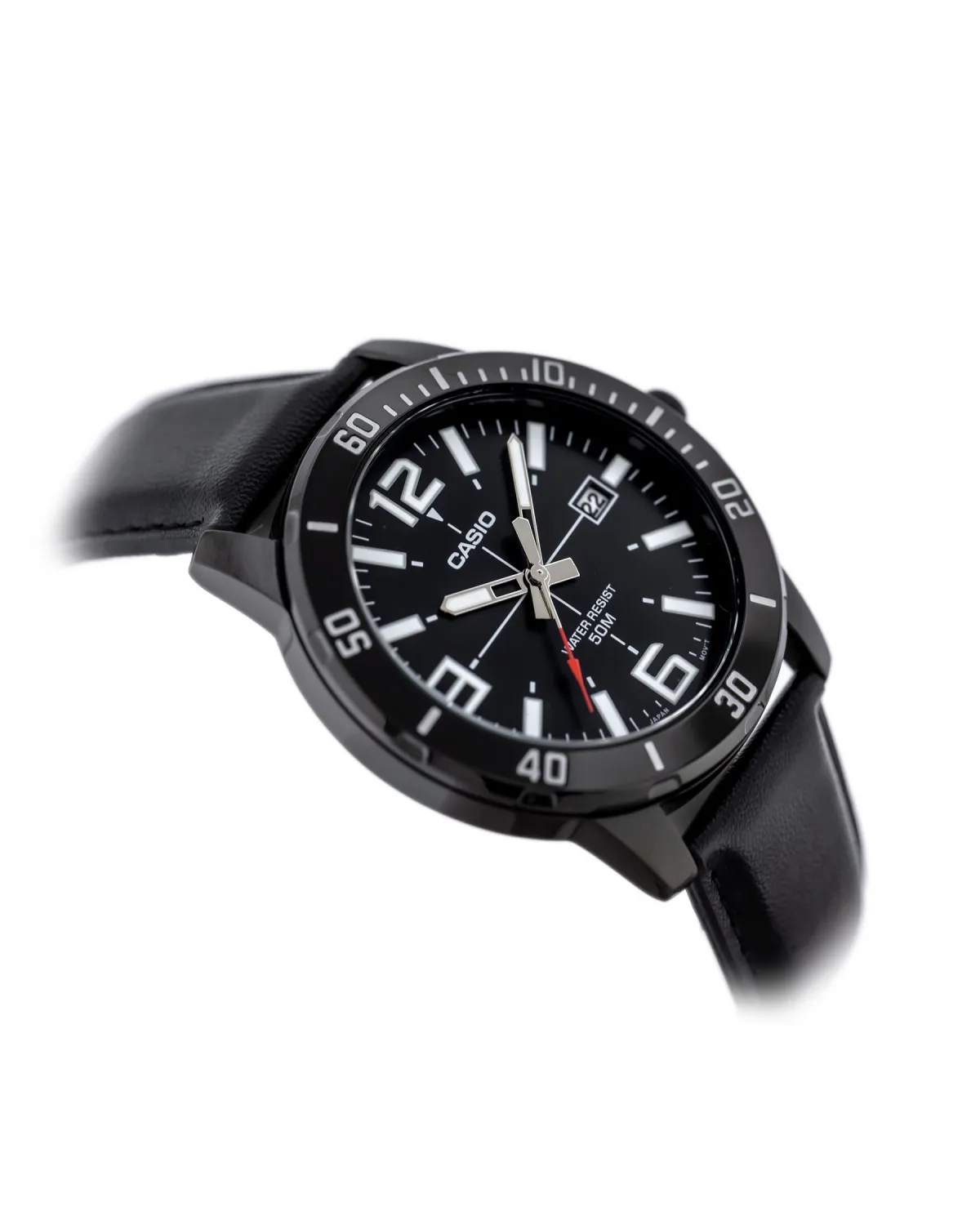 ZEGAREK MĘSKI CASIO MTP-VD01BL-1B (zd169d) + BOX ZEGAREK MĘSKI CASIO MTP-VD01BL-1B (zd169d) + BOX
