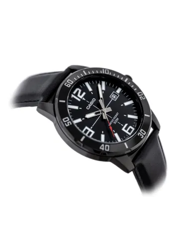 ZEGAREK MĘSKI CASIO MTP-VD01BL-1B (zd169d) + BOX ZEGAREK MĘSKI CASIO MTP-VD01BL-1B (zd169d) + BOX