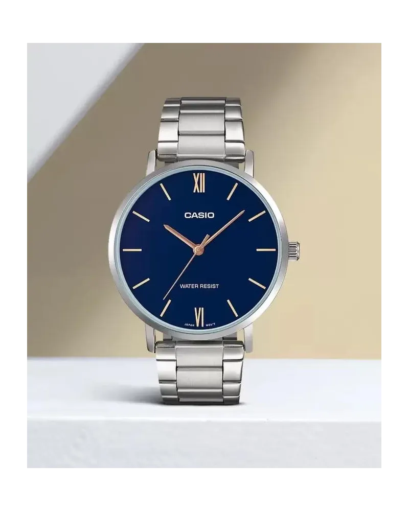 ZEGAREK DAMSKI CASIO LTP-VT01D-2B  + BOX