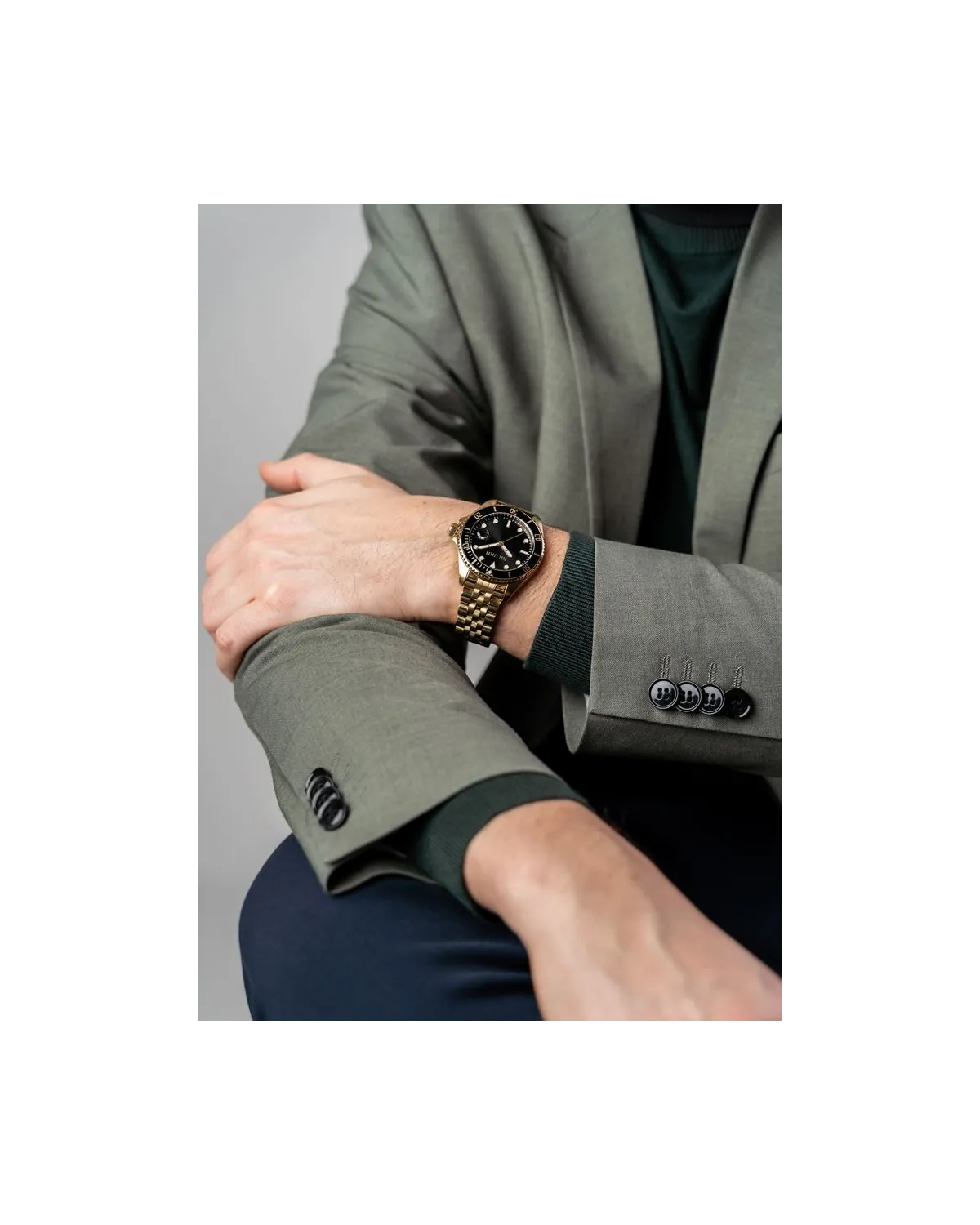 ZEGAREK MĘSKI PAUL LORENS - PL13030B-1D1 (zg350b) + BOX