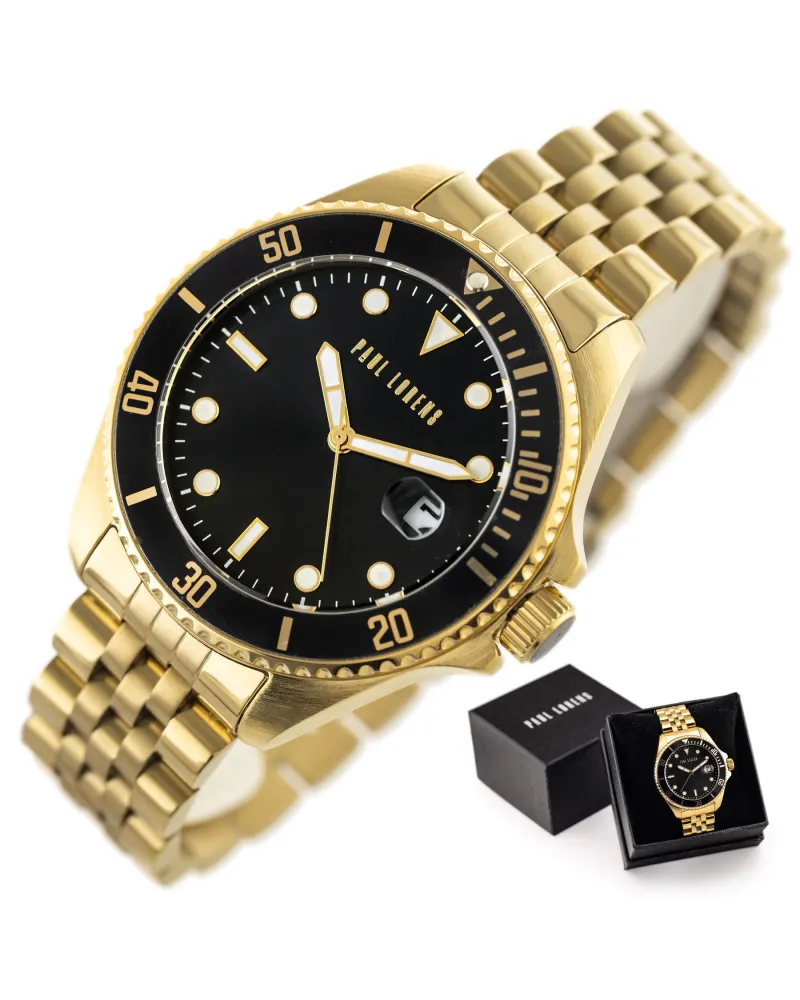 ZEGAREK MĘSKI PAUL LORENS - PL13030B-1D1 (zg350b) + BOX