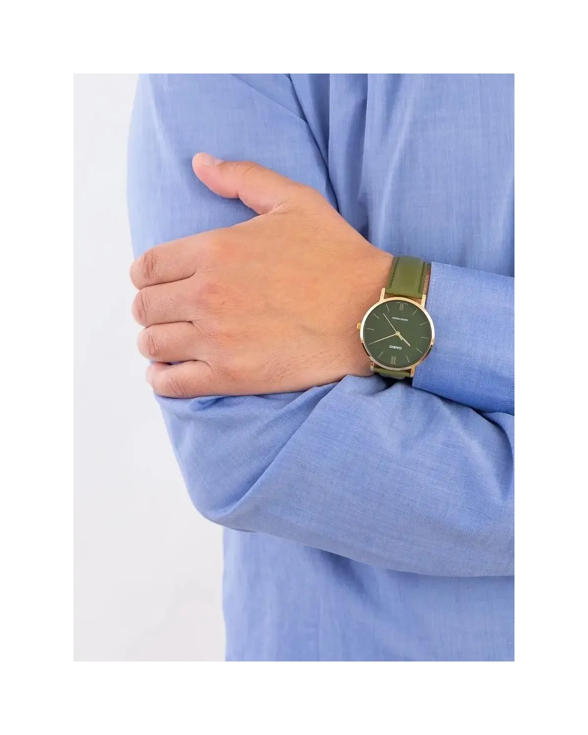 ZEGAREK MĘSKI CASIO MTP-VT01GL-3B + BOX