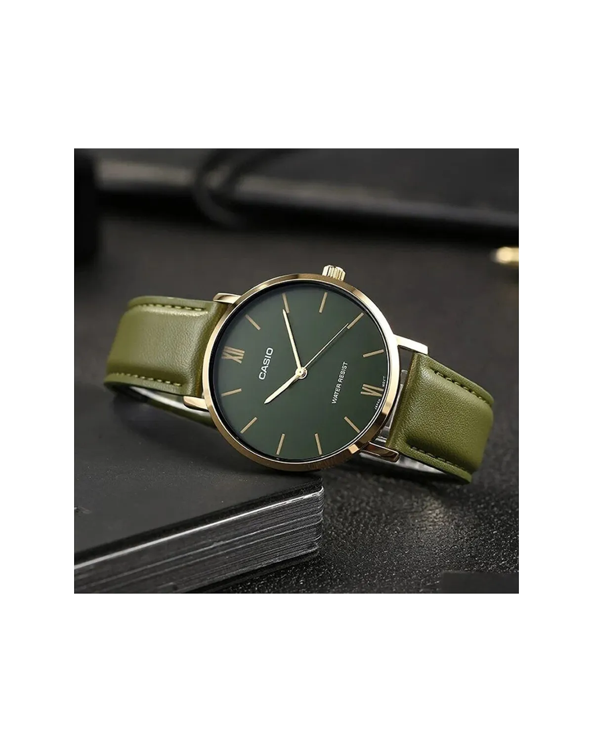 ZEGAREK MĘSKI CASIO MTP-VT01GL-3B + BOX