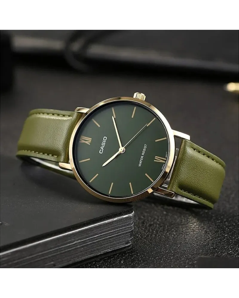 ZEGAREK MĘSKI CASIO MTP-VT01GL-3B + BOX