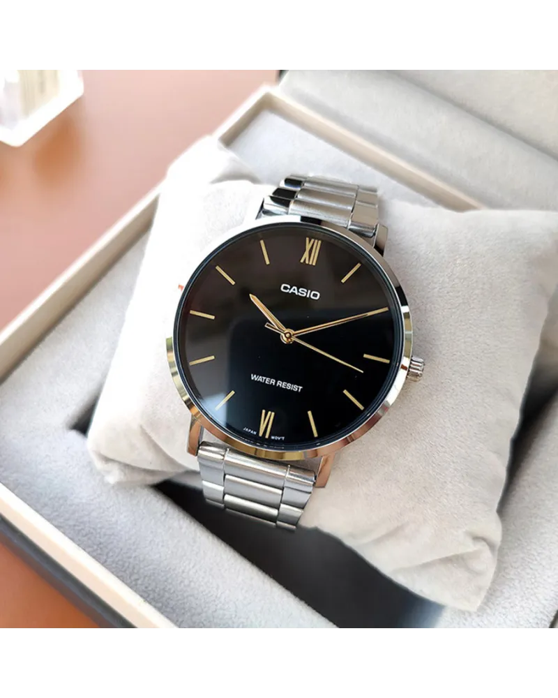 ZEGAREK MĘSKI CASIO MTP-VT01D-1B (zd165f) + BOX