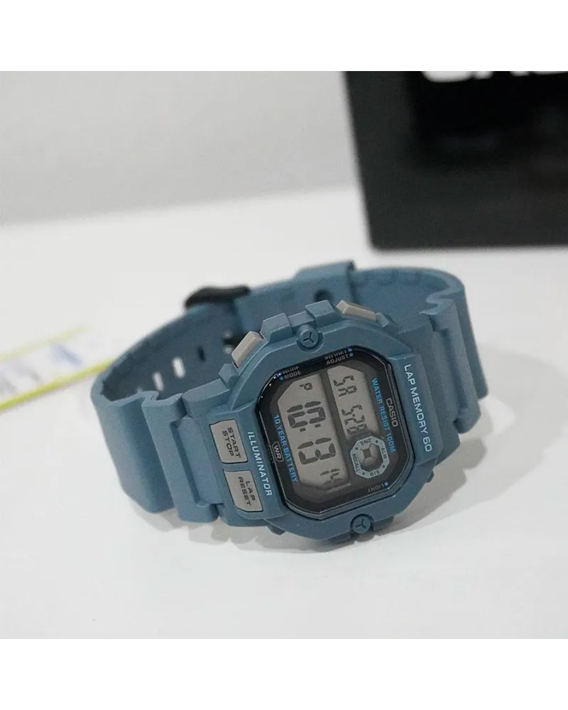 ZEGAREK MĘSKI CASIO Sports WS-1400H-2A + BOX (zd271b)
