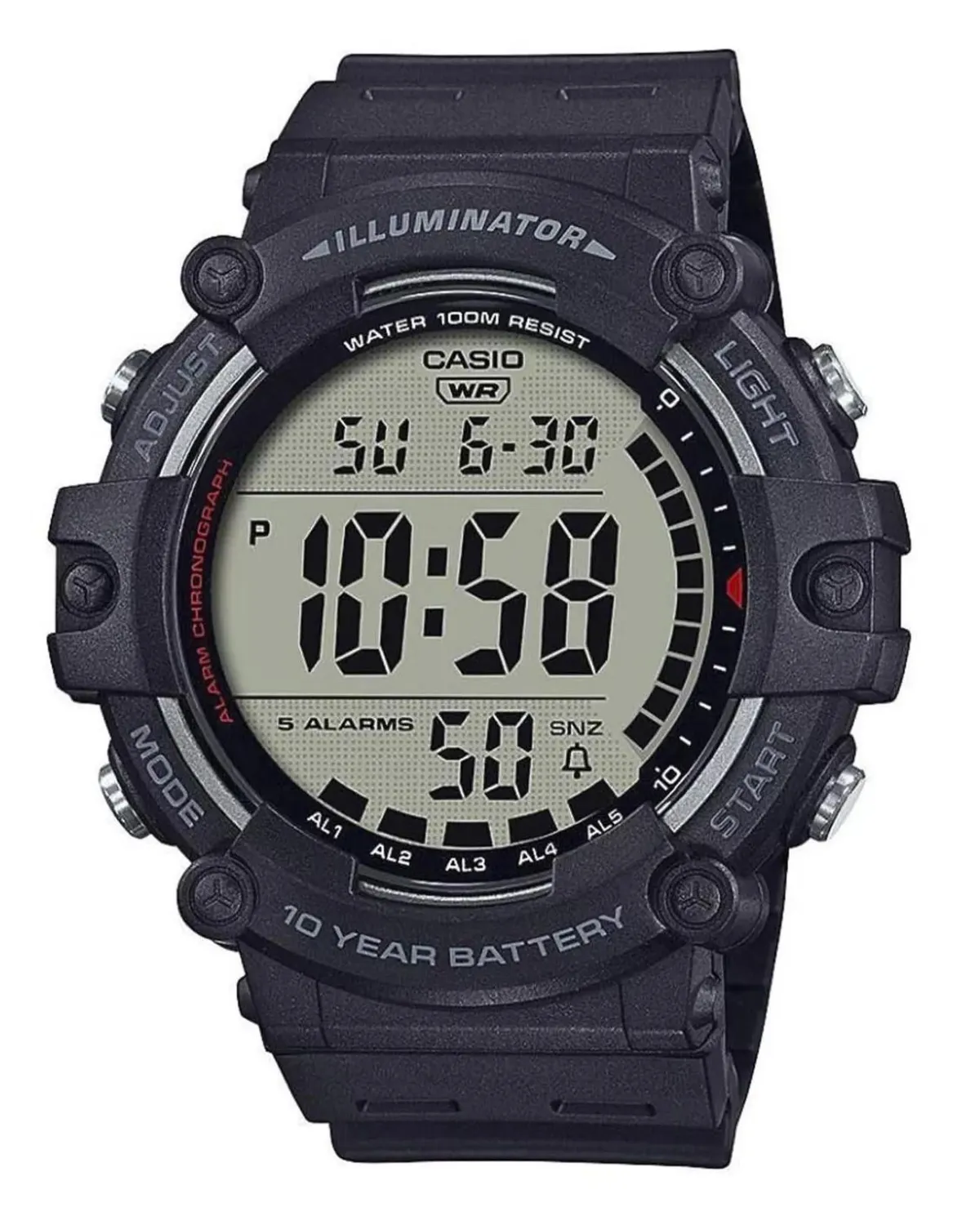 ZEGAREK MĘSKI CASIO SPORT ILLUMINATOR AE-1500WH-1A + BOX