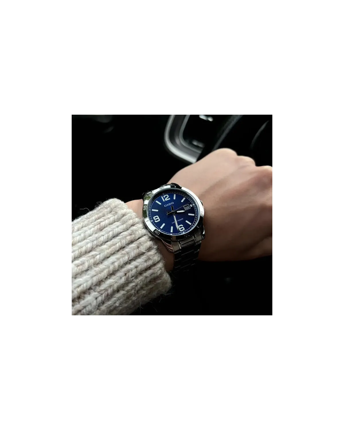 ZEGAREK MĘSKI CASIO MTP-V004D-2B (zd047g) + BOX