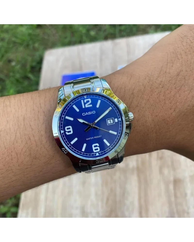 ZEGAREK MĘSKI CASIO MTP-V004D-2B (zd047g) + BOX