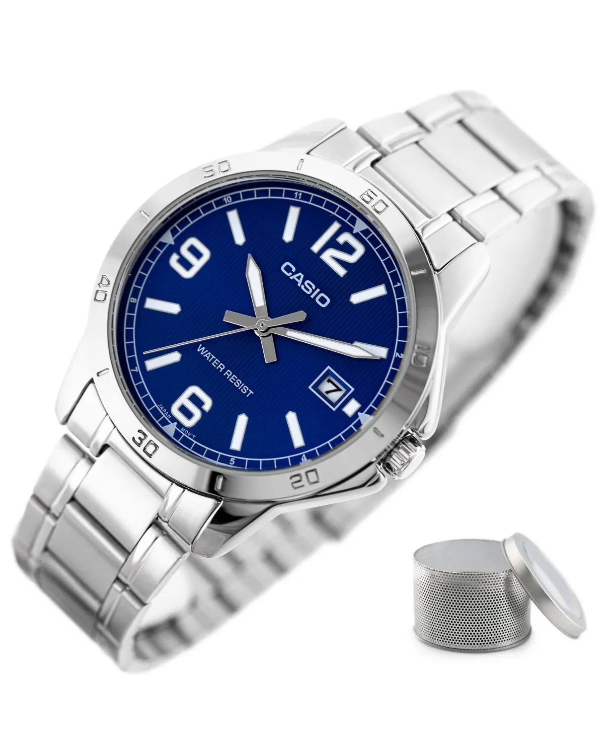ZEGAREK MĘSKI CASIO MTP-V004D-2B (zd047g) + BOX