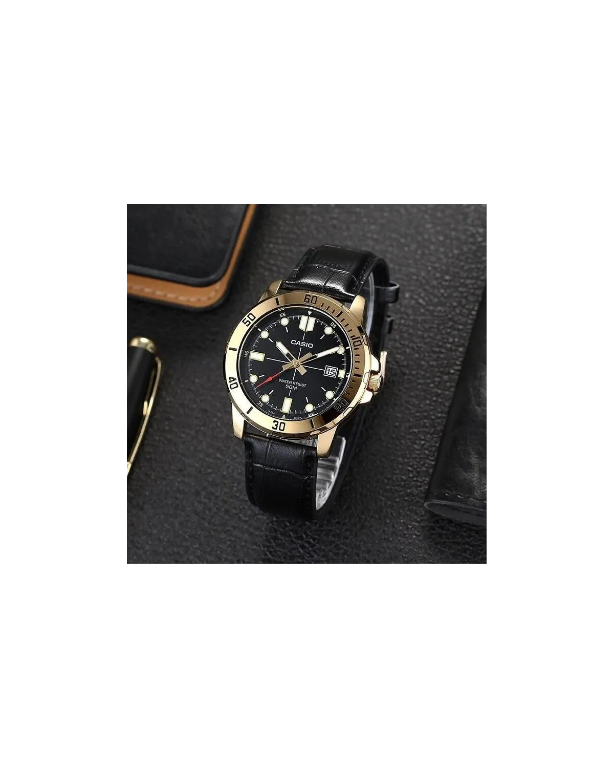 ZEGAREK MĘSKI CASIO MTP-VD01GL-1E + BOX ZEGAREK MĘSKI CASIO MTP-VD01GL-1E + BOX