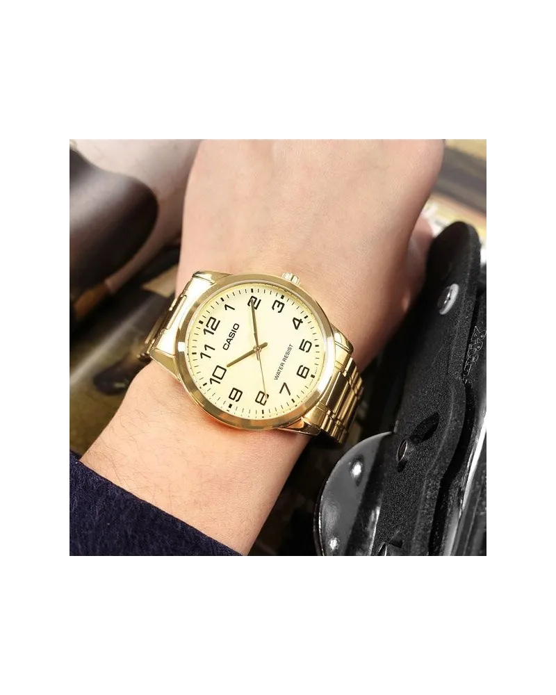 ZEGAREK MĘSKI CASIO MTP-V001G-9B + BOX