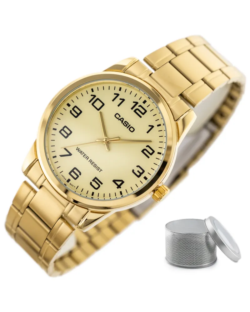 ZEGAREK MĘSKI CASIO MTP-V001G-9B + BOX