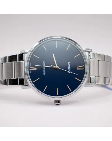 ZEGAREK MĘSKI CASIO MTP-VT01D-2B (zd165n) + BOX