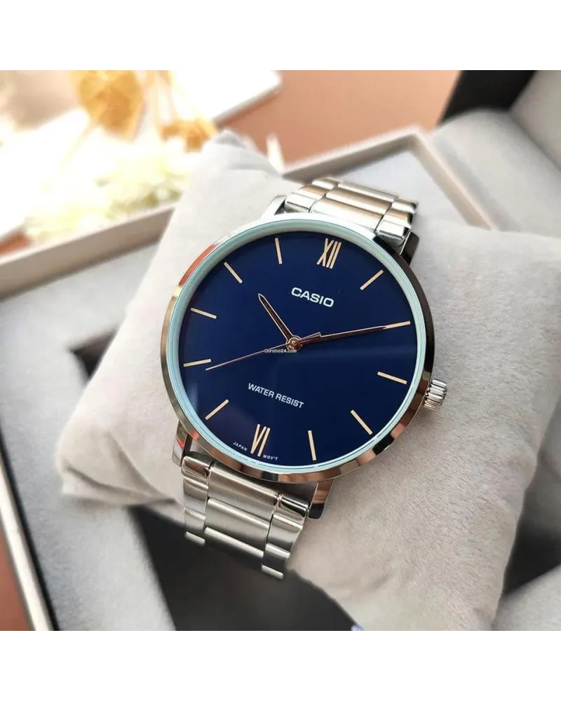 ZEGAREK MĘSKI CASIO MTP-VT01D-2B (zd165n) + BOX