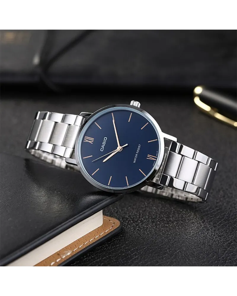 ZEGAREK MĘSKI CASIO MTP-VT01D-2B (zd165n) + BOX
