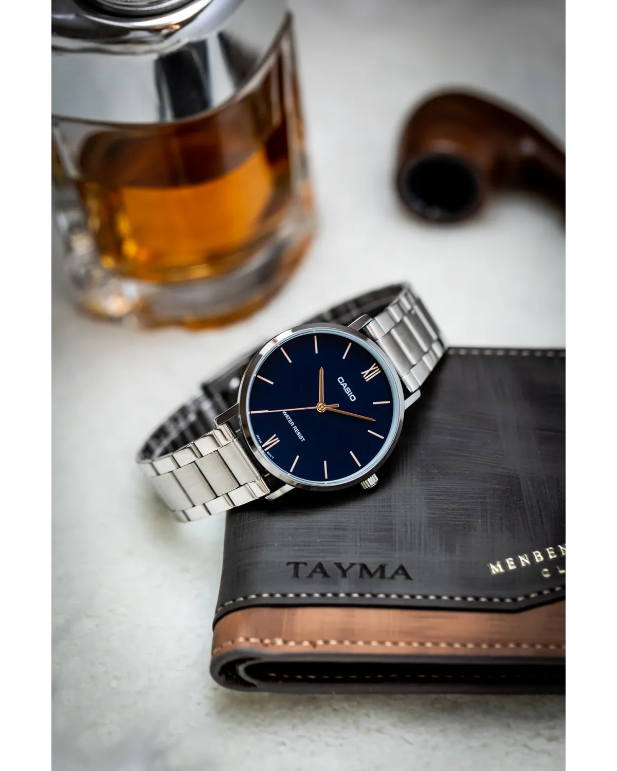 ZEGAREK MĘSKI CASIO MTP-VT01D-2B (zd165n) + BOX