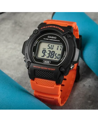 ZEGAREK MĘSKI CASIO W-219H-4A + BOX ZEGAREK MĘSKI CASIO W-219H-4A + BOX