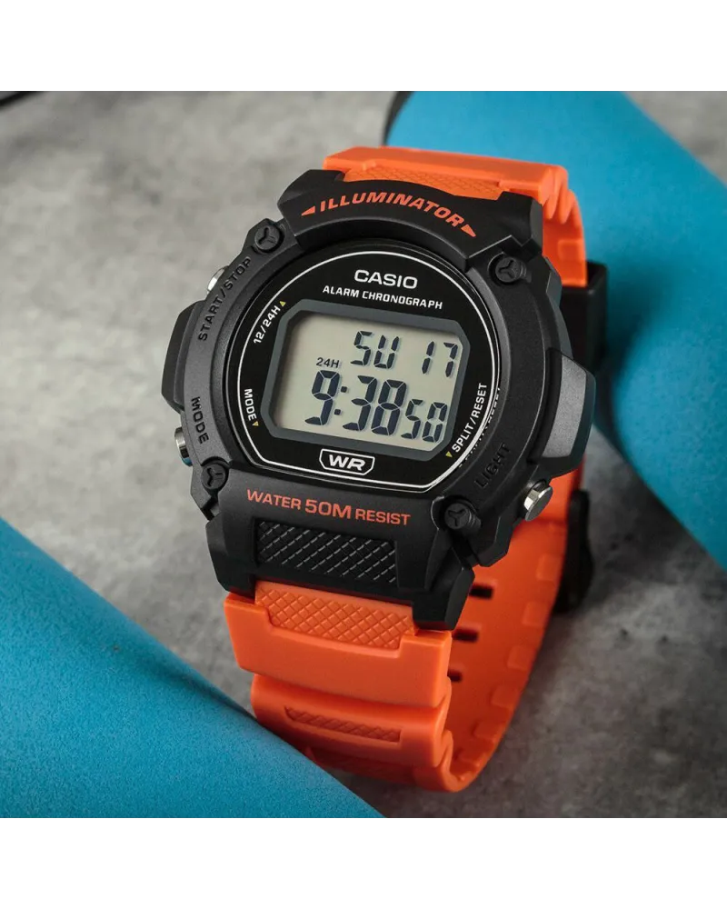 ZEGAREK MĘSKI CASIO W-219H-4A + BOX ZEGAREK MĘSKI CASIO W-219H-4A + BOX