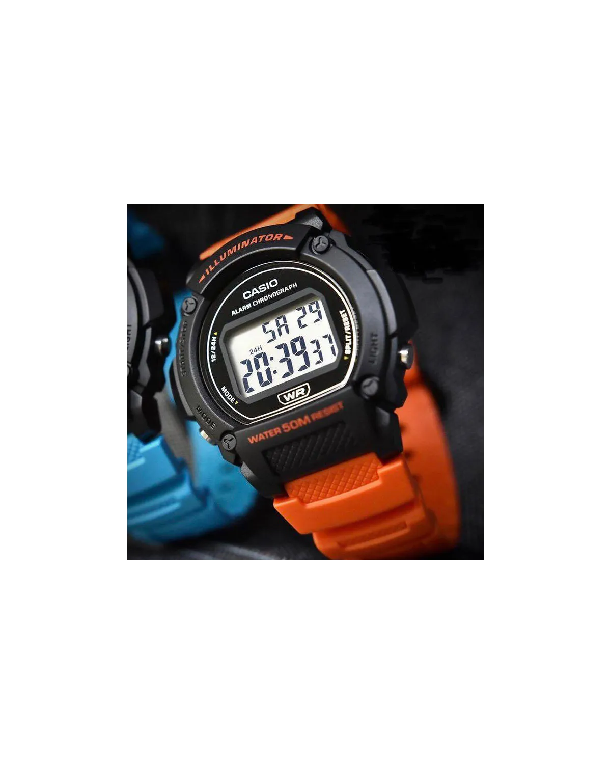 ZEGAREK MĘSKI CASIO W-219H-4A + BOX ZEGAREK MĘSKI CASIO W-219H-4A + BOX