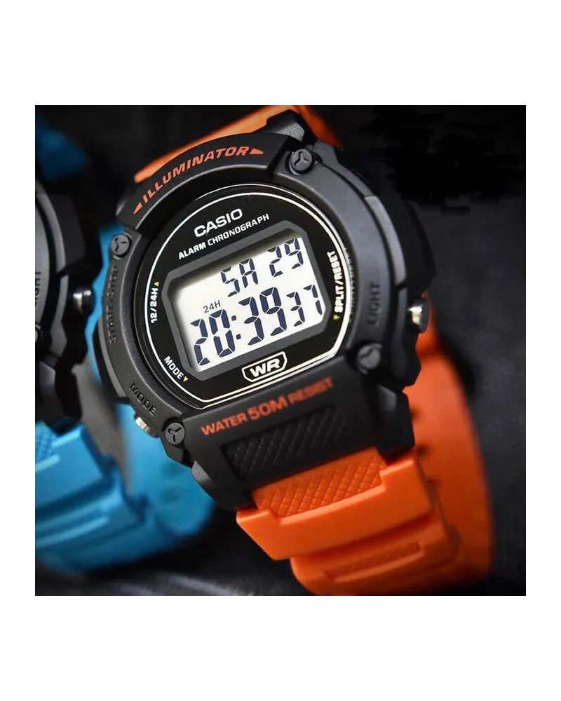 ZEGAREK MĘSKI CASIO W-219H-4A + BOX ZEGAREK MĘSKI CASIO W-219H-4A + BOX