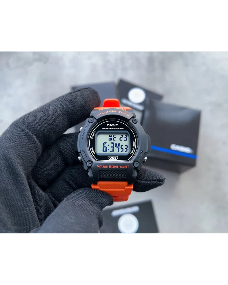 ZEGAREK MĘSKI CASIO W-219H-4A + BOX ZEGAREK MĘSKI CASIO W-219H-4A + BOX