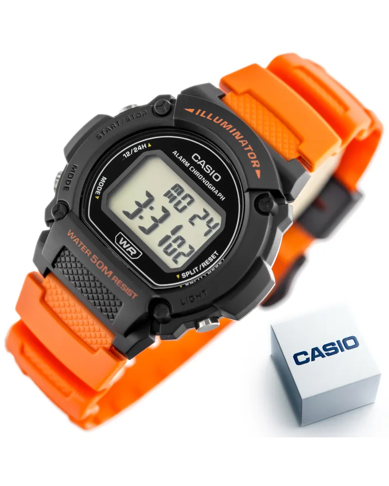 ZEGAREK MĘSKI CASIO W-219H-4A + BOX ZEGAREK MĘSKI CASIO W-219H-4A + BOX