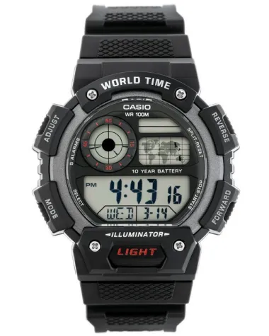 ZEGAREK MĘSKI CASIO AE-1400WH-1AVDF (zd111a) + BOX