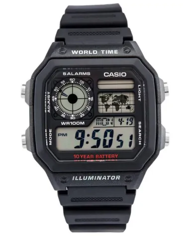 ZEGAREK MĘSKI CASIO AE-1200WH-1AVCF (zd146a) + BOX