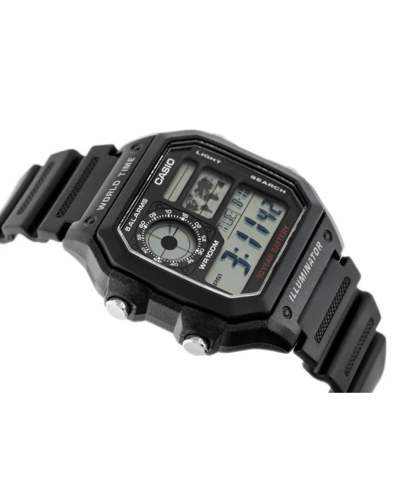 ZEGAREK MĘSKI CASIO AE-1200WH-1AVCF (zd146a) + BOX ZEGAREK MĘSKI CASIO AE-1200WH-1AVCF (zd146a) + BOX