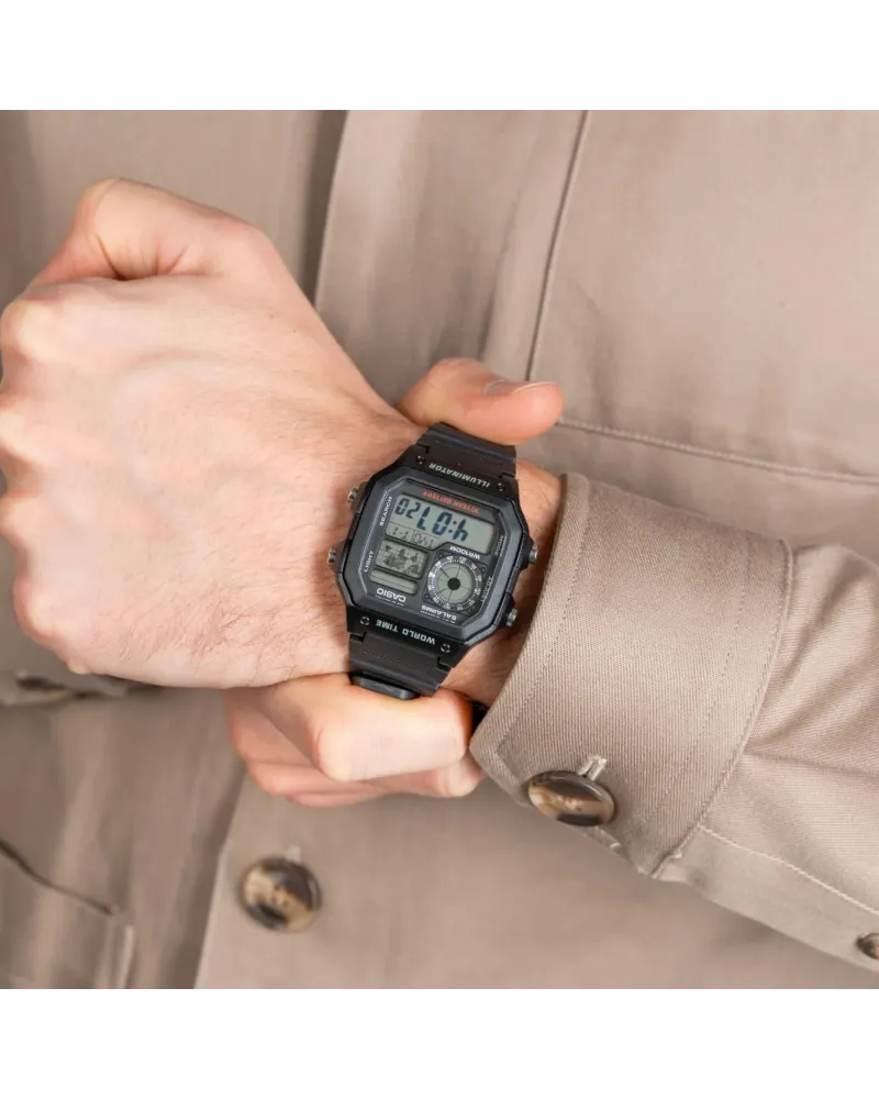 ZEGAREK MĘSKI CASIO AE-1200WH-1AVCF (zd146a) + BOX ZEGAREK MĘSKI CASIO AE-1200WH-1AVCF (zd146a) + BOX