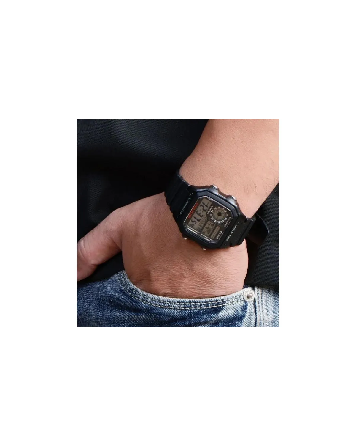 ZEGAREK MĘSKI CASIO AE-1200WH-1AVCF (zd146a) + BOX ZEGAREK MĘSKI CASIO AE-1200WH-1AVCF (zd146a) + BOX