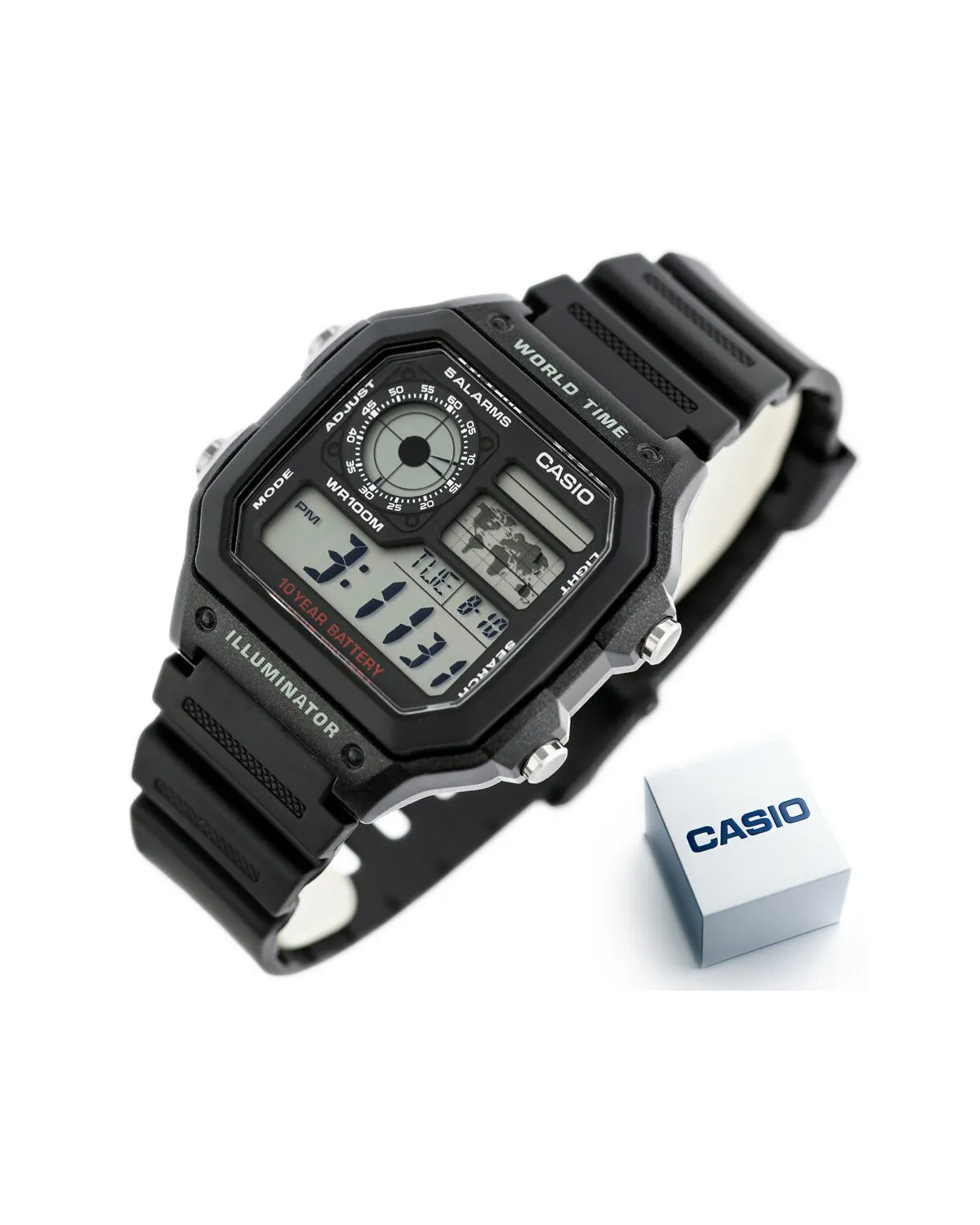 ZEGAREK MĘSKI CASIO AE-1200WH-1AVCF (zd146a) + BOX ZEGAREK MĘSKI CASIO AE-1200WH-1AVCF (zd146a) + BOX
