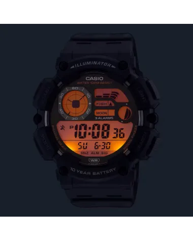 ZEGAREK MĘSKI CASIO Digital Moonphase  WS-1500H-1A + BOX