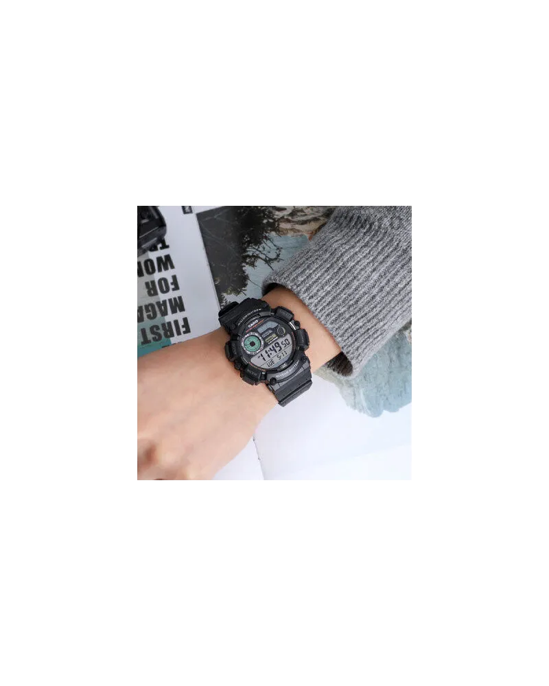 ZEGAREK MĘSKI CASIO Digital Moonphase  WS-1500H-1A + BOX
